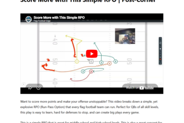 Score More with This Simple RPO | Post-Corner