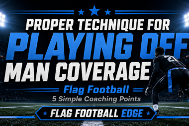 Proper Technique for Playing Off Man Coverage
